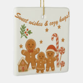 Sweet & Cozy Gingerbread Family Christmas Ornament (Rechts)