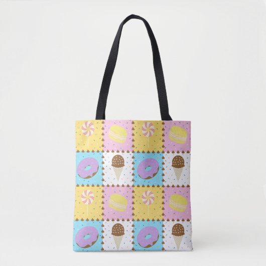 Sweet Cravings All-Over-Print Bag Tote Bag (Voorkant)