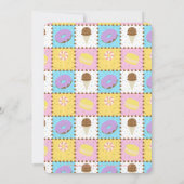 Sweet Cravings Party Uitnodiging (Achterkant)