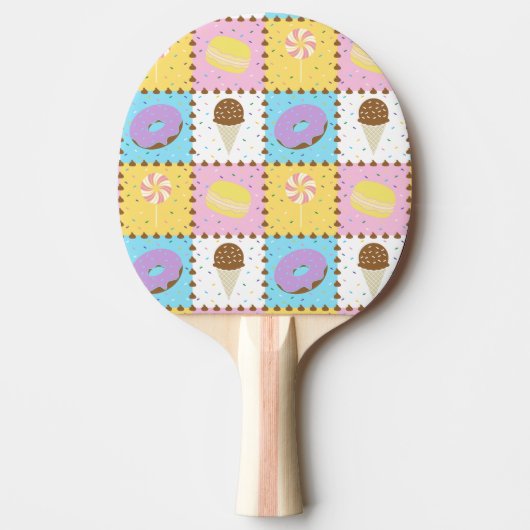 Sweet Cravings Ping Pong Paddle Tafeltennisbatje (Voorkant)