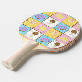 Sweet Cravings Ping Pong Paddle Tafeltennisbatje (Voorkant Gekanteld)