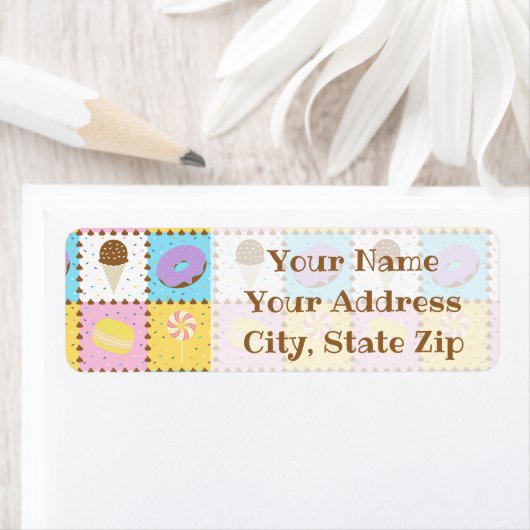 Sweet Cravings Return Address Label (Insitu)