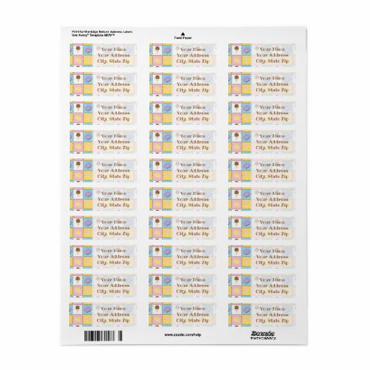 Sweet Cravings Return Address Label (Full Sheet)