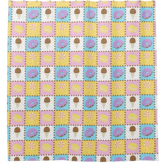 Sweet Cravings Shower Curtain Douchegordijn (Voorkant)