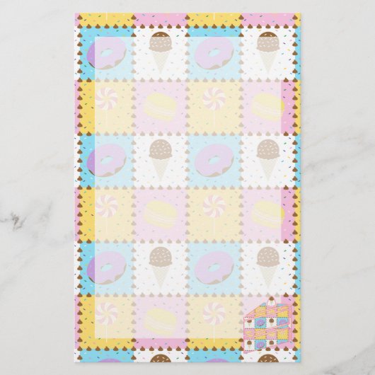 Sweet Cravings Stationery Briefpapier (Voorkant)