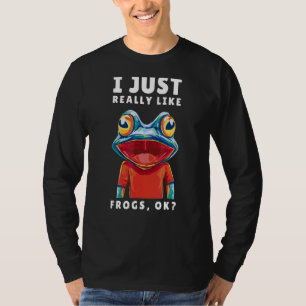 Sweet Crazy Frog Waterverf, ik vind het echt leuk T-shirt