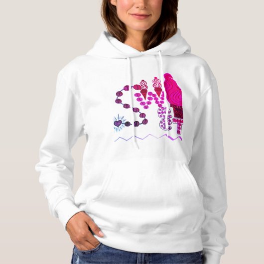 Sweet cream  hoodie (Voorkant)