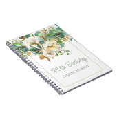Sweet Cream Rozen 80e verjaardag Notitieboek (Rechterzijde)