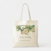 Sweet Cream Rozen 80e verjaardag Tote Bag (Achterkant)