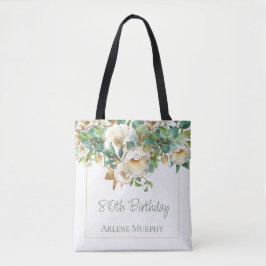 Sweet Cream Rozen 80e verjaardag Tote Bag