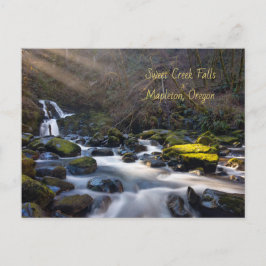 Sweet Creek Herfsten Oregon Briefkaart