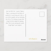 Sweet Creek Herfsten Oregon Briefkaart (Achterkant)