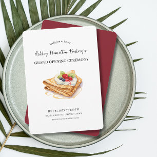 SWEET Crepes Grand Opening Kaart