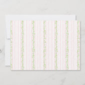 Sweet Crest w/Pink Bows Save The Date (Achterkant)