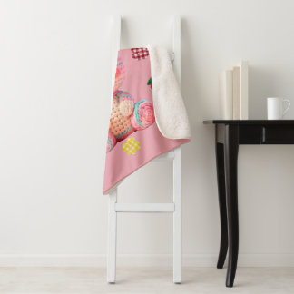 Sweet Crochet Bunny Sherpa Deken