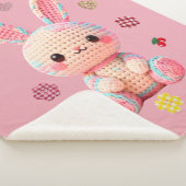 Sweet Crochet Bunny Sherpa Deken (3/4)