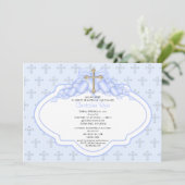 Sweet Cross Baby Baptisme Inname Kaart (Staand voorkant)