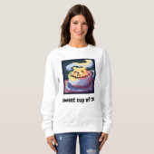 sweet cup of tea, pixelart, Pixel Art, shirt (Voorkant volledig)