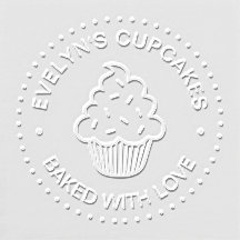 Sweet Cupcake Aangepaste Logo zegel Embosser