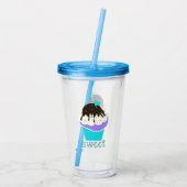 Sweet Cupcake Acryl Drinkbeker (Achterkant)