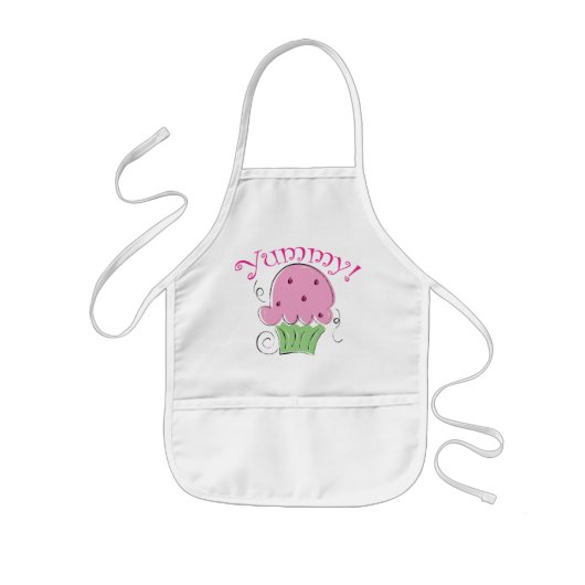 Sweet Cupcake Apron Kinder Schort (Voorkant)