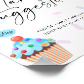 Sweet Cupcake Baby, naam Suggestie Poster (Hoek)
