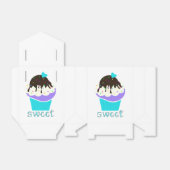 Sweet Cupcake Bedankdoosjes (Uitgevouwen)