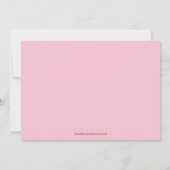 Sweet Cupcake Birthday Uitnodiging (Achterkant)