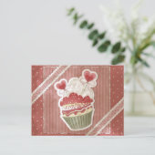 Sweet Cupcake Briefkaart (Staand voorkant)