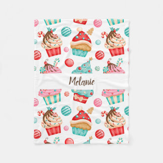 Sweet Cupcake Fleece Deken