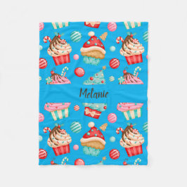 Sweet Cupcake Fleece Deken