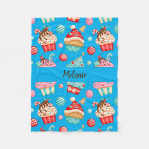 Sweet Cupcake Fleece Deken