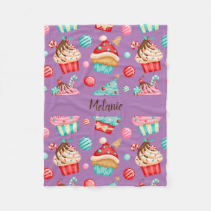 Sweet Cupcake Fleece Deken