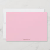 Sweet Cupcake Foto van Birthday Uitnodiging (Achterkant)