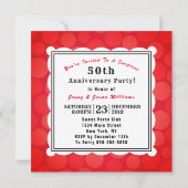 Sweet Cupcake Funny 50th Golden Jubileum Kaart (Achterkant)