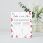 Sweet Cupcake Geslacht Game-Baby naam (Staand voorkant)