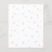 Sweet Cupcake Geslacht Game-Baby naam (Achterkant)