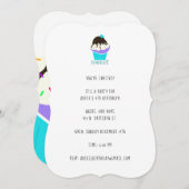 Sweet Cupcake Kaart (Voorkant / Achterkant)