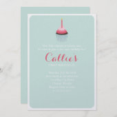 Sweet Cupcake Kaart (Voorkant / Achterkant)