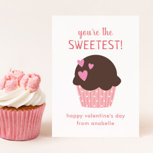 Sweet Cupcake Kinder Klaslokaal Valentijns Kaarten