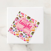Sweet Cupcake Leraar Waardering Bedankjes Labels (In situ)