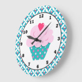 Sweet Cupcake leuke muurklok Grote Klok (Hoek)