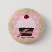 Sweet Cupcake Lover Button (Voorkant)