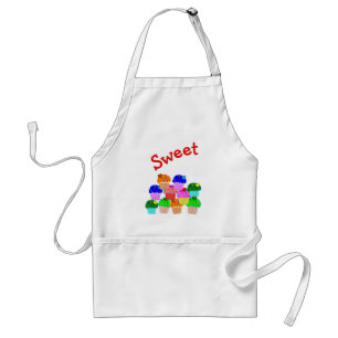 "Sweet" Cupcake Lovers Gifts Standaard Schort