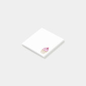 Sweet Cupcake met Frambozen bovenaan Post-it® Notes (Schuin)