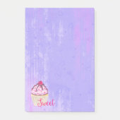 Sweet Cupcake met Frambozen bovenaan Post-it® Notes (Voorkant)