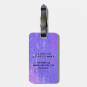 Sweet Cupcake met Frambozen op Aangepast bovenaan Bagagelabel (Achterkant verticaal)