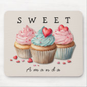 SWEET Cupcake Mousepad  Muismat (Voorkant)