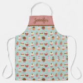 Sweet Cupcake Patroon voor bakkerijen Schort (Voorkant)
