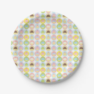 Sweet Cupcake Pattern Paper Borden Papieren Bordje